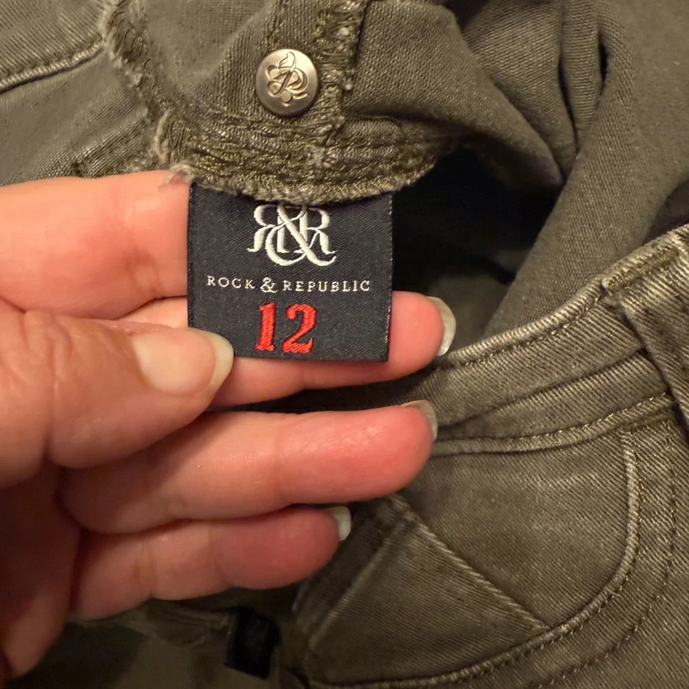 Rock & Republic Olive Green Women Jeans